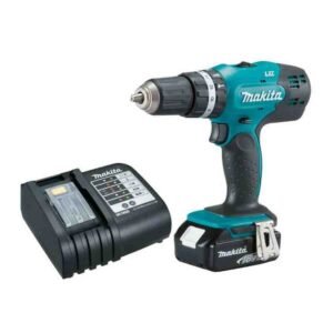 MAKITA FURADEIRA E PARAFUSADEIRA DE IMPACTO À BATERIA 18V COM 1 BATERIA 1,5AH E CARREGADOR - DHP453X10