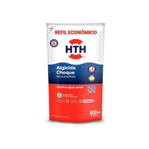 HTH ALGICIDA CHOQUE SOLUÇÃO ÁGUA VERDE REFIL - 900ML