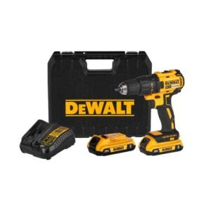 DEWALT PARAFUSADEIRA E FURADEIRA DE IMPACTO 1/2" 20V COM 2 BATERIAS 2,0AH E CARREGADOR - DCD7781D2