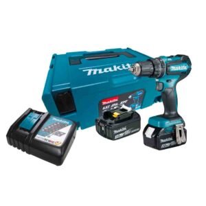 MAKITA PARAFUSADEIRA E FURADEIRA DE IMPACTO À BATERIA 18V COM 1 BATERIA E CARREGADOR - DHP485RF1J