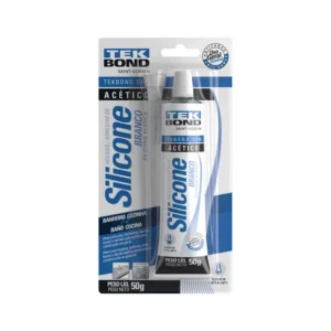 TEK BOND ADESIVO DE SILICONE ACÉTICO BRANCO - 50G