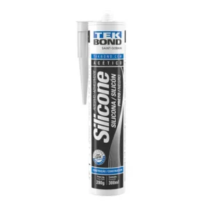 TEK BOND ADESIVO DE SILICONE ACÉTICO PRETO - 280G